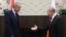 Реджеп Тайип Эрдоган и Владимир Путин на встрече с Сочи, 29 сентября 2021 года