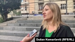 "Jako mi je drago što su proteste pokrenule mlade žene", kaže Aleksandra Vukmirović.