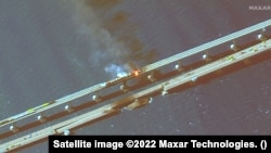 ყირიმის ხიდზე აფეთქება 2022 წლის 8 ოქტომბერს მოხდა.