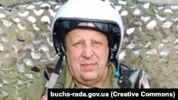 Михайло Матюшенко – позивний «Дід» – загинув у небі над Чорним морем під час виконання бойового завдання у повітряному бою в червні цього року (фото: міська рада Бучі)