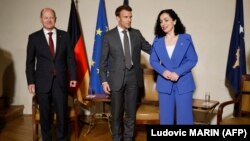 Lideri Nemačke i Francuske u Pragu su na istom samitu razgovarali i sa predsednicom Kosova Vjosom Osmani