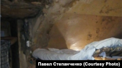 Камера с грибком на стенах в Симферопольском СИЗО