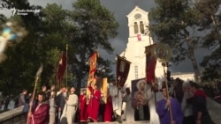 Litija SPC kroz Nikšić, uprkos zabrani Litija SPC kroz Nikšić, uprkos zabrani