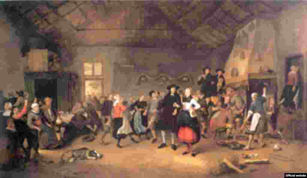 Hendrik Bogaert, A farmer’s wedding, 1671-1675