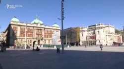 Prazni kafići, vojska na ulicama Beograda Prazni kafići, vojska na ulicama Beograda