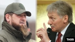 Рамзан Кадыров и Дмитрий Песков