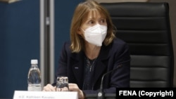 Kathleen Kavalec, voditeljica Misije OSCE-a u BiH na konferenciji za medije 22. novembra 2021.