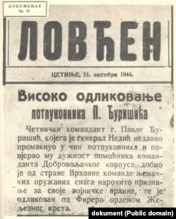 List Lovćen, oktobar 1944.