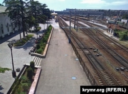 Сімферопольський залізничний вокзал, 29 липня 2015 року