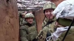 Владимир Зеленский посетил линию фронта Владимир Зеленский посетил линию фронта