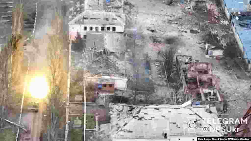 უკრაინული ტანკი სოლედართან, 8 იანვარი, 2023 წელი.