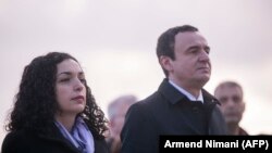 Predsednica Kosova Vjosa Osmani i premijer Aljbin Kurti, 15. januar 2023.