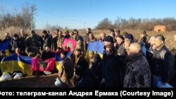 Обмен пленными, фото из телеграм-канала Андрея Ермака, 6 декабря 2022 года