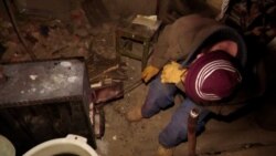 Ukrajinski par u skloništu na prvoj liniji