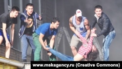 Пожар на складе на Алтуфьевском шоссе