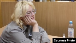 Диана Логинова (Наоко) сразу после объявления решения суда