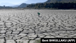 Isušena zemlja u Albaniji gde se nekada nalazila akulumulacija za hidrocentralnu 