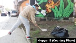 Учесник во кампањата против гласини „„Гласно сокаче-Будно чикмаче“