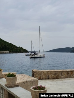 Pogled sa Luštice na poluostrvo Prevlaka, Crna Gora 2020.