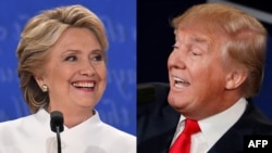 Хиллари Клинтон и Дональд Трамп 