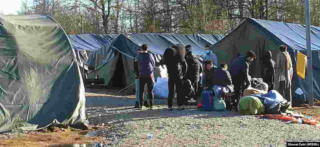 Kamp "Lipa" 18 februara 2021.