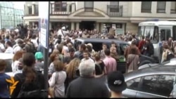 Приговор Pussy Riot - задержания у Хамовнического суда Приговор Pussy Riot - задержания у Хамовнического суда