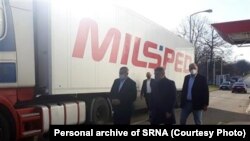 Pošiljku su dočekali Radovan Višković premijer Vlade Republike Srpske, te Alen Šeranić, ministar zdravlja i socijalne zaštite.