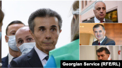 ფოტოკოლაჟი: ბიძინა ივანიშვილი, დიმიტრი ხუნდაძე, სოზარ სუბარი და მიხეილ ყაველაშვილი