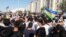 Протестный митинг в каракалпакской столице Нукусе, 1 июля 2022 г.