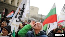 Protesti u Sofiji, Bugarska, 23. februar 2022. 