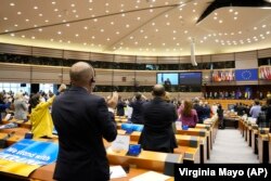 Aplauz za ukrajinskog predsjednika u Evropskom parlamentu