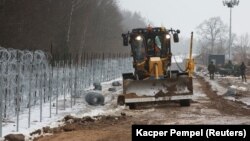 Poljska je počela izgradnju zida u vreme kada evropske države diskutuju o jačanju zaštite spoljnih granica, 27. januar 2022. 