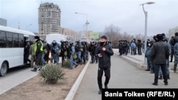 Події в місті Актау, 3 січня 2022 року