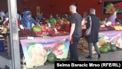 Pijaca u Sarajevu, 12. jun 2020.