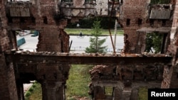 Posledice granatiranja Harkiva, Ukrajina, 14. jul 2022. 