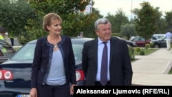 Verica Maraš i Veselin Vukotić, bivša direktorica i bivši predsjednik Odbora direktora državne kompanije "13. jul - Plantaže". Foto: 2018. godine.