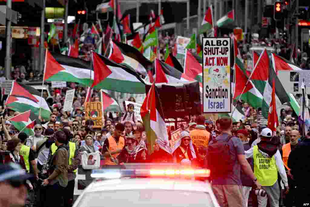 Demonstracije u Melburnu, Australija, 24. avgusta 2025.