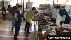 Sarajevska tržnica, april, 2020.