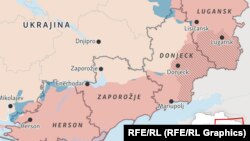 Regije u Ukrajini u kojima se održavaju montirani referendumi 