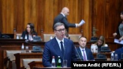 Predsednik Srbije Aleksandar Vučić u Skupštini 13. septembra