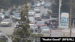 Шаҳри Қӯрғонтеппа. Акс аз бойгонии Радиои Озодӣ