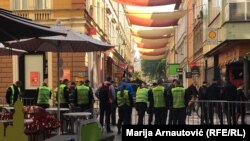 Blokada na jednom od prilaza centru grada