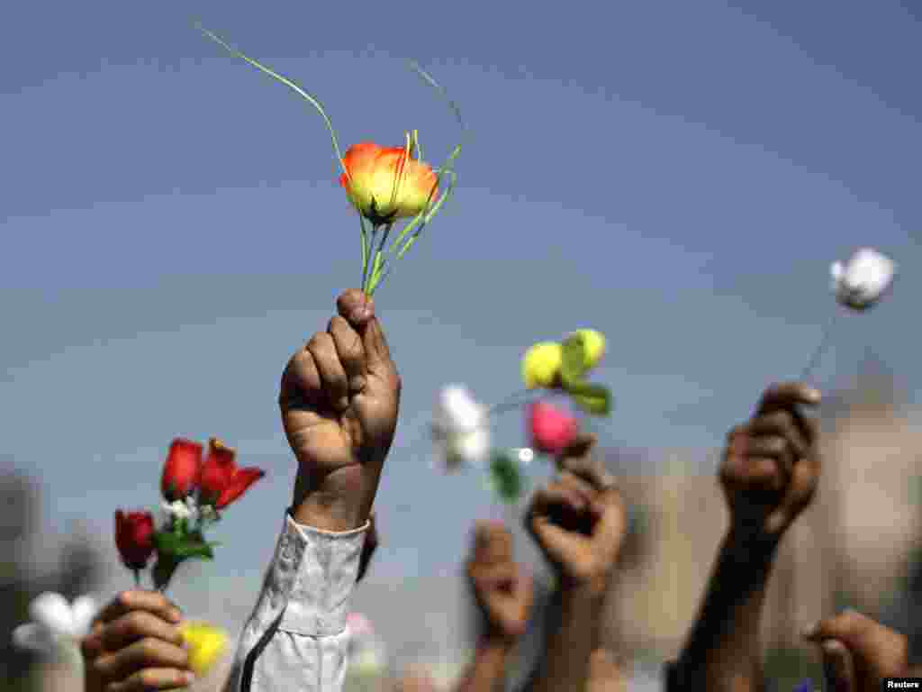 Jemen - Anti-vladini protesti u sani, 26.01.2011. Foto: Reuters / Khaled Abdullah