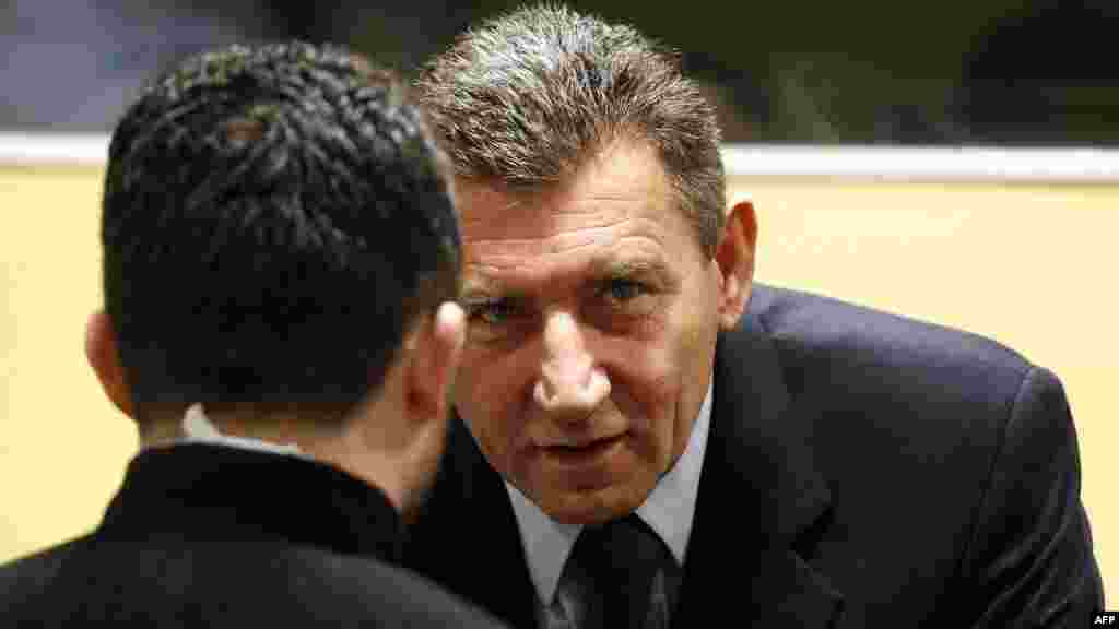 Ante Gotovina, Hague, 16. novembar 2012. Foto: AFP / Bas Czerwinski