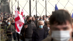 With Saakashvili On Hunger Strike, Supporters Demand His Transfer To Civilian Hospital With Saakashvili On Hunger Strike, Supporters Demand His Transfer To Civilian Hospital