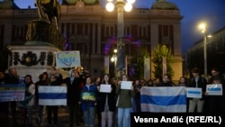 U danu kada je ruski predsednik Vladimir Putin proglasio mobilizaciju rezervista, 21. septembra, Rusi u Beogradu održali su antirantni protest.