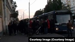 Отправка мобилизованных граждан РФ из Петербурга