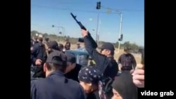 ენდირეიში გამართული საპროტესტო აქცია. 25 სექტემბერი, 2022 წელი