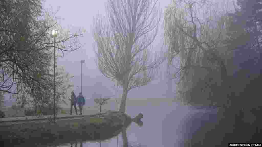 А это – туман в Симферополе