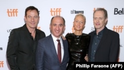 Создатели и актеры из фильма "Смерть Сталина"